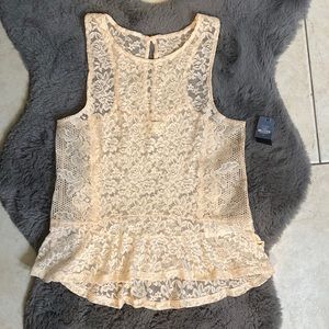 NWT - Hollister peplum top